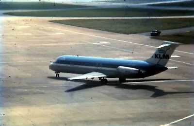 35mm Slide  KLM  DC-9 At Manchester Airport Approx 1978 • £2.95