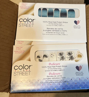 $550 • Buy Color Street Nail Polish Strips Bulk Lot 100 Mixed Retired/Limited/Current