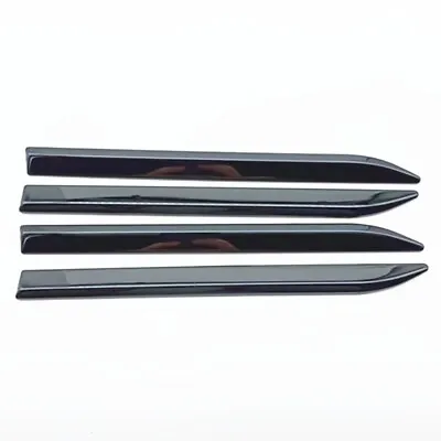 $14.92 • Buy Car Door Side Fender Dagger Emblem 3D Sticker Decal Trim Accessories 4Pcs Black