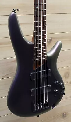 New Ibanez SR505EBAB Electric Bass Guitar Black Aurora Burst • $749.99