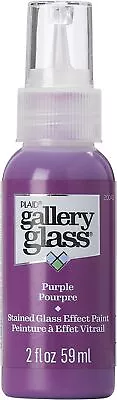 FolkArt Gallery Glass Paint 2oz-Purple FAGG2OZ-20043 • £11.41