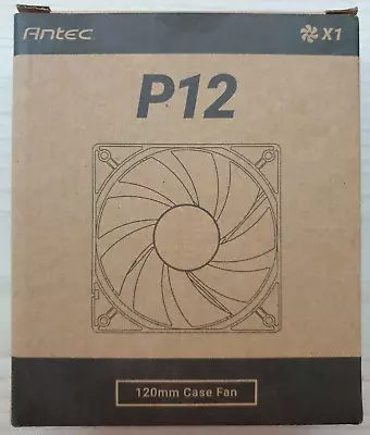 New Antec P12 120mm PC Case Fan 3-pin Connector 9 Blade • £8