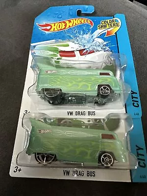 Hot Wheels Color Shifters VW Drag Bus Set Of 2! • $15.99