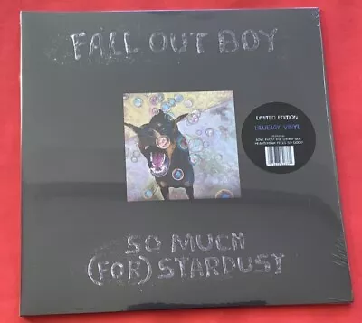 Fall Out Boy So Much (For) Stardust 2023 Ltd Ed. Bluejay Coloured Vinyl LP Mint. • £27