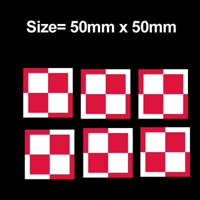 £0.99 • Buy Polish Air Force Flag Self Adhesive Stickers Car Van Truck Lorry 2,4,8