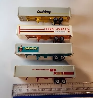 Vintage Yatming Semi Truck Tractor Trailers Rare Lot (4) • $31