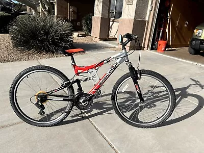 Mongoose Xr-75 21 Speed Color: Red/silver Full Suspension Mrx Grip Shifters • $300