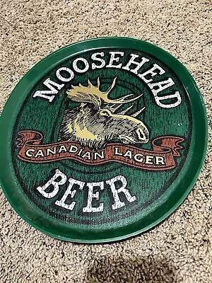 Vintage Moosehead Canadian Lager Plastic Beer Wall Sign Nice Collectible. • $29.99