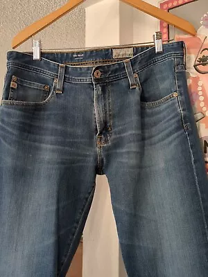 AG ADRIANO GOLDSCHMIED The Tellis Modern Slim Stretch Jeans Sz 34 (Meas 34x29 ) • $9.95