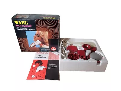 Vintage WAHL Heat Massager Vibrator Kit Tested Working • $36.32
