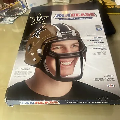 Vanderbilt Commodores Fanhead Helmet New In Box! • $7.99