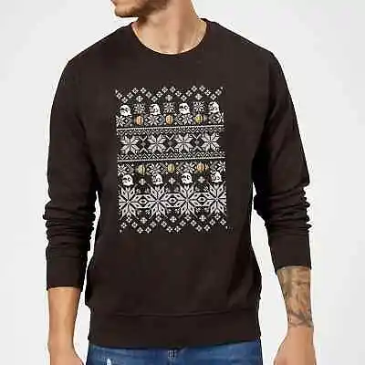 $24.38 • Buy Mens Nintendo Super Mario Boo Ghost NES Christmas Novelty Retro Jumper Sweater
