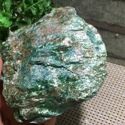  Rare! Miraculous Lepidolite Green Mica Aura Crystal Mineral REIKI Healing 480g • $42.25