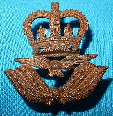 Fine Royal Air Force Raf Badge Warrant Officers Military Post World War Ii - Qc • £0.99