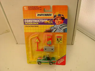 Matchbox Superfast Construction Action Pack With Dodge Dakota & Accessories New • $9.99