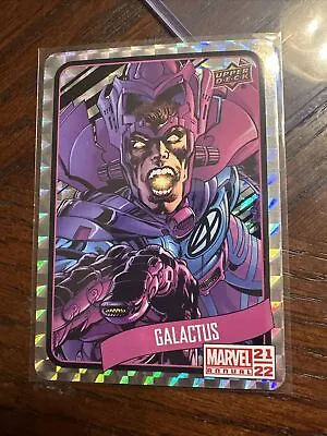 2021-22 Upper Deck Marvel Annual Trading Cards Backscatters #B4 Galactus • $4