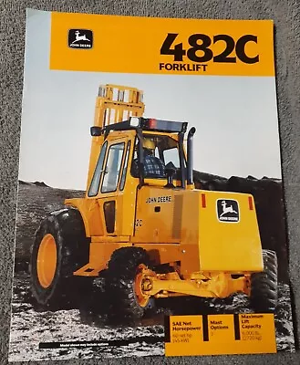 John Deere 482C Forklift Brochure • $15.95