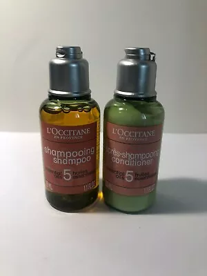 L'OCCITANE - 5 ESSENTIAL OILS - SHAMPOO And CONDITIONER TRAVEL SIZE 1.1OZ/Each • $9.99