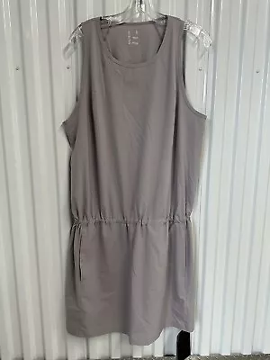 NEW Arc'teryx Contenta Dress Womens XL Antenna Gray 45+ UPF Sleeveless • $68.95