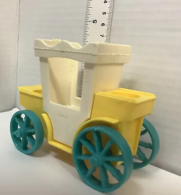 Vintage Fisher Price Little People Castle Carriage Kings Royal Coach • $11.11