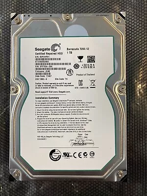 Seagate ST31000524AS 1TB 7200RPM 3.5  HDD Hard Drive - Zero Defects • $22