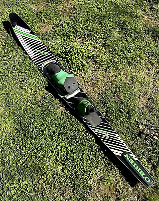 Vintage O'Brien Alpha Centauri Slalom Water Ski 172cm Green Black Medium Flex • $94.99