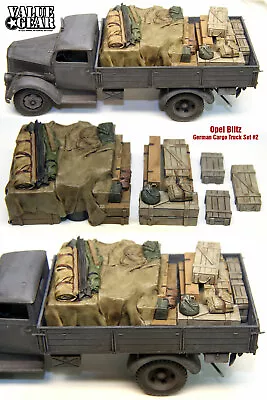 Value Gear #GOB02 1/35 WWII Opel Blitz & German Cargo Truck Load Set #2 (5pcs) • $32.50