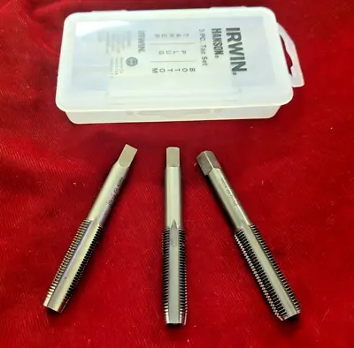 2742 M12 X 1.25 CS Tap Set 3 PC Irwin Hanson Taper Plug Bottom Carbon Steel 12MM • $24.99