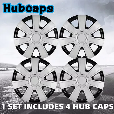 15  Set Of 4 Universal Wheel Rim Cover Hubcaps Snap On Car Truck SUV To R15 Tire • $42.99