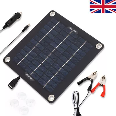 12V Flexible Solar Panel Kit For Caravan Boat Outdoor Battery Charger Portable • £13.99