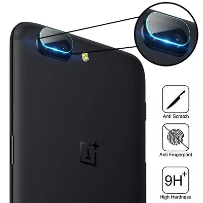 $6.37 • Buy For OnePlus 5 5T Tempered Glass Back Rear Camera Lens 9H Protector Film Cover