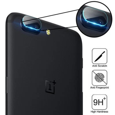 For OnePlus 5 5T Tempered Glass Back Rear Camera Lens 9H Protector Film Cover • $3.07