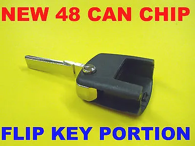 $32.82 • Buy NEW UNCUT Transponder Chip Flip Key Portion 48 Crypto CAN Chip Fits Volkswagen 