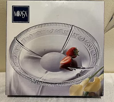Mikasa Italian Countryside Clear Platter / Bowl 12.5”Germany /Allemagne New • $58.99