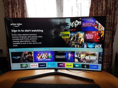 £200 • Buy Samsung Curved Screen Smart TV 49  4K LED UE49KU6670UX.