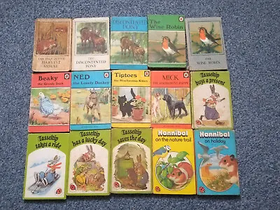 15x DIFFERENT LADYBIRD BOOKS SERIES 497 ANIMAL NATURE 50s/60s ON FAIR/ GOOD USED • £32.99