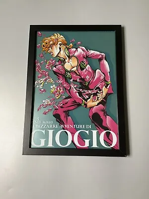 $70 • Buy JoJo's Bizarre Adventure JOJO Exhibition Framed Poster File Giorno Giovanna