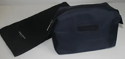 £11.89 • Buy Armani Bag Blue Mens Toiletry Shave Wash Bag New With Dust Cover