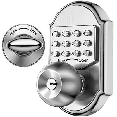 Keyless Entry Door Lock Deadbolt Stainless Steel 304 Keypad Mechanical Digital C • $172.95