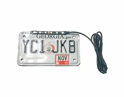 LED License Plate Strip 12v Cool White Light Waterproof Motorcycle Cafe Scramble • $10.85