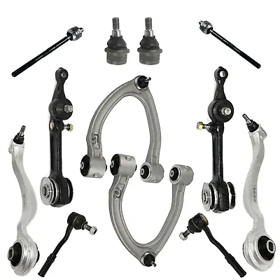 12 Front Suspension Control Arms Tie Rods Ball Joints Kit For Mercedes W220 S350 • $345