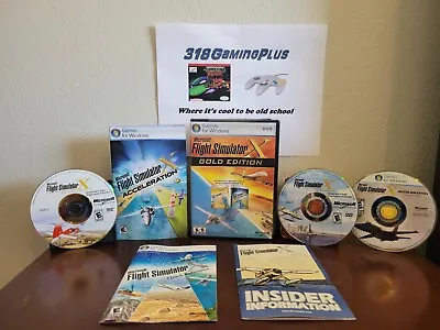 Microsoft Flight Simulator X: Gold Edition (PC: Windows 2008) CIB FAST SHIPPING • $32.99