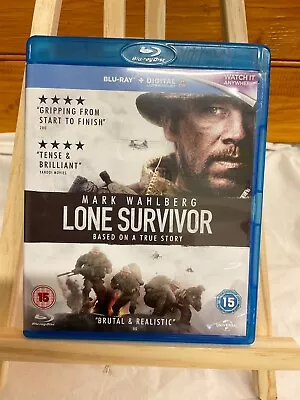 Lone Survivor Blu-ray Mark Wahlberg (2014). V.G.C. FREE UK SHIPPING • £3.49