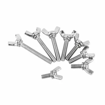 M4 M5 M6 M8 M10 A2 304 Stainless Steel Wing Bolts Nut Butterfly Screw DIN316. • £2.99