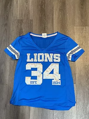 Love Pink Detroit Lions Jersey Size Small #34 Victoria Secret • $12