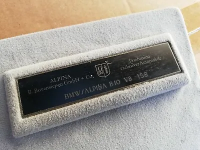 BMW 5-series E39 530i 535i 540i Touring ALPINA B10 V8 Production ID Plate 2 • $359