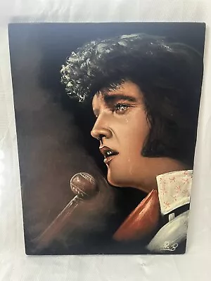 Elvis Presley Black Velvet Painting • $100