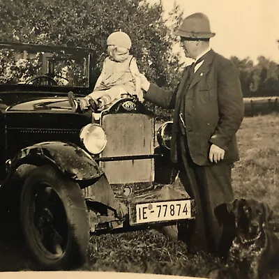 Vintage Photo Photograph Opel Car Automobile People Baby Lot Of 3 - Tag AL22SM2 • $39.99