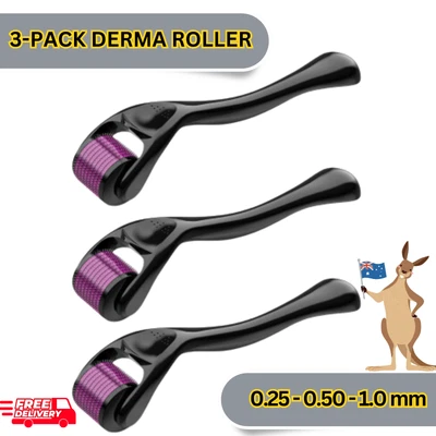 540 Titanium Micro Needle Derma Roller Hair Regeneration Skin Care Growth • $17.99