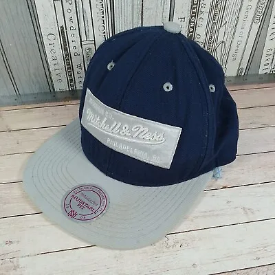 Mitchell And Ness Baseball Cap Blue / Grey Adjustable Fit • £8.95